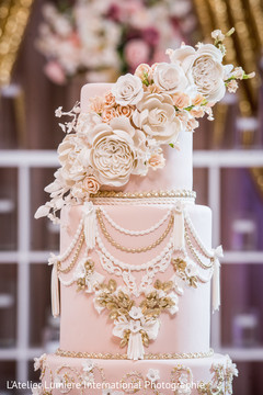 Marvelous Indian wedding cake flowers decor. Marvelous Indian wedding cake flowers decor.