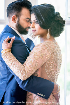 Stunning Indian bride and grooms reception fashion. Stunning Indian bride and grooms reception fashion.