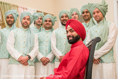 Elegant Indian groom with groomsmen. Elegant Indian groom with groomsmen.