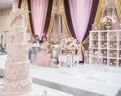 Incredible Indian wedding cake decoration. Incredible Indian wedding cake decoration.