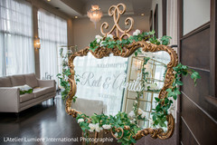Incredible Indian wedding reception welcome sign. Incredible Indian wedding reception welcome sign.