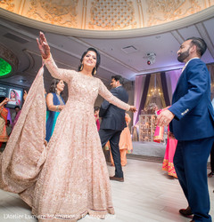 Marvelous Indian couple reception dance. Marvelous Indian couple reception dance.