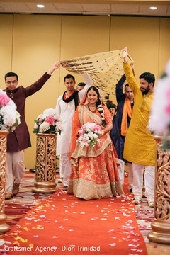 Indian bride walking down the aisle Indian bride walking down the aisle