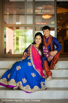 Beautiful shot of Maharani and Raja outdoors Beautiful shot of Maharani and Raja outdoors
