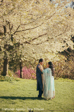 Beautiful shot of Maharani and Raja dancing outdoors Beautiful shot of Maharani and Raja dancing outdoors