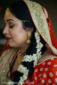 Makeup details of Maharani before the ceremony Makeup details of Maharani before the ceremony