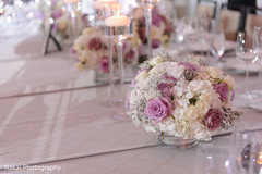 Floral arrangement details of the Indian wedding reception Floral arrangement details of the Indian wedding reception
