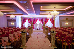 Design of the Indian wedding ceremony venue Design of the Indian wedding ceremony venue