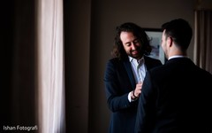 Special guest and Indian groom getting ready for the big day Special guest and Indian groom getting ready for the big day