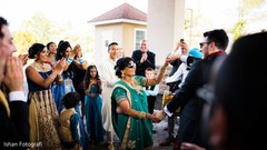 Indian groom arriving with the baraat Indian groom arriving with the baraat
