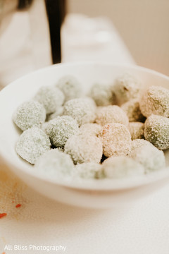 Close up capture of the treats for the Indian wedding guests Close up capture of the treats for the Indian wedding guests