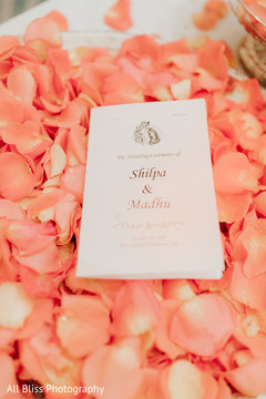 Detail of the Indian wedding invitation Detail of the Indian wedding invitation