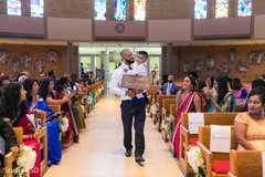 Special guest making his entrance carrying a kid Special guest making his entrance carrying a kid