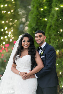Graceful Indian bride and groom photo session. Graceful Indian bride and groom photo session.