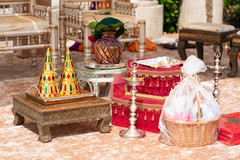 Marvelous Indian wedding ceremony ritual items. Marvelous Indian wedding ceremony ritual items.