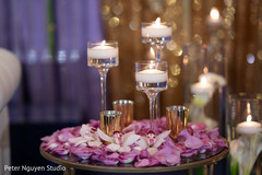 Incredible Indian wedding candle and petals decor. Incredible Indian wedding candle and petals decor.