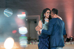 Indian bride and groom magical first dance scene. Indian bride and groom magical first dance scene.