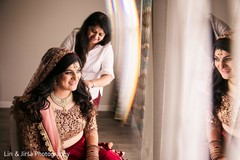 Enchanting Indian bride getting ready capture. Enchanting Indian bride getting ready capture.