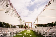Dreamy Indian wedding ceremony aisle flower decoration. Dreamy Indian wedding ceremony aisle flower decoration.