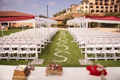 Indian wedding aisle petals decor. Indian wedding aisle petals decor.