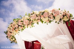 Magnificent Indian wedding ceremony mandap flower decor. Magnificent Indian wedding ceremony mandap flower decor.