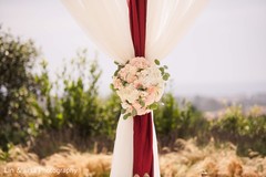 Fascinating Indian wedding mandap flowers decoration. Fascinating Indian wedding mandap flowers decoration.