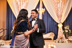 Indian lovebirds having their first dance. Indian lovebirds having their first dance.