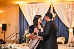 Lovely Indian bride and groom's dance. Lovely Indian bride and groom's dance.