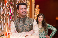 Indian couple before the ceremony Indian couple before the ceremony