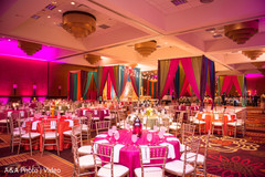 Detail of the venue's decoration for the Indian wedding Detail of the venue's decoration for the Indian wedding