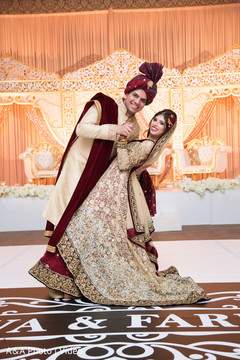 Indian groom dancing with the maharani Indian groom dancing with the maharani