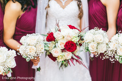 Elegant indian bridal and bridesmaids bouquets. Elegant indian bridal and bridesmaids bouquets.