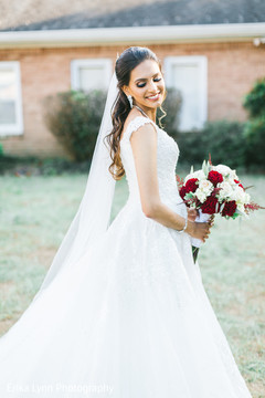 Glamorous Indian bride posing for photoshoot. Glamorous Indian bride posing for photoshoot.