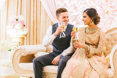 Dazzling indian lovebirds having a toast. Dazzling indian lovebirds having a toast.