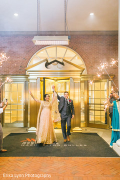 Indian bride and groom holding hands capture. Indian bride and groom holding hands capture.