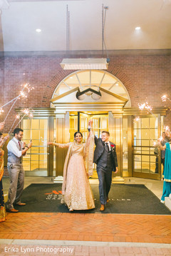 Lovely Indian bride and groom just married. Lovely Indian bride and groom just married.