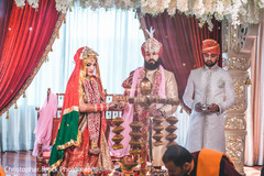 Indian couple looking flawless at the ceremony Indian couple looking flawless at the ceremony