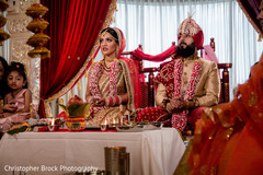 Sweet Indian couple at their wedding ceremony. Sweet Indian couple at their wedding ceremony.