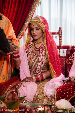 See this beautiful Indian bride during the ceremony See this beautiful Indian bride during the ceremony