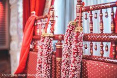 Garlands to be used at the ceremony Garlands to be used at the ceremony
