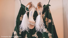 Lengha and shoes details prior to the ceremony Lengha and shoes details prior to the ceremony