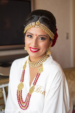 Indian bride smiling for the camera Indian bride smiling for the camera