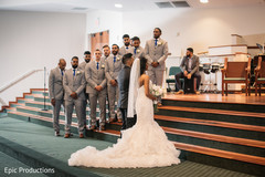 Indian bride and groom at their Christian wedding. Indian bride and groom at their Christian wedding.