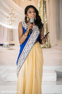 Gorgeous Indian bridesmaid speech moment. Gorgeous Indian bridesmaid speech moment.