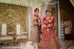 Wonderful Indian bride and groom walking around sacred fire. Wonderful Indian bride and groom walking around sacred fire.