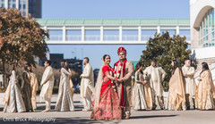 Stunning capture of Indian bride and groom outdoors. Stunning capture of Indian bride and groom outdoors.