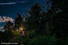 Indian wedding couple outdoors Indian wedding couple outdoors