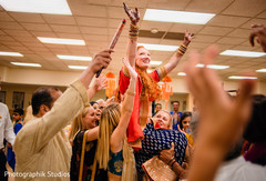 Beautiful Maharani being lifted by special guests Beautiful Maharani being lifted by special guests