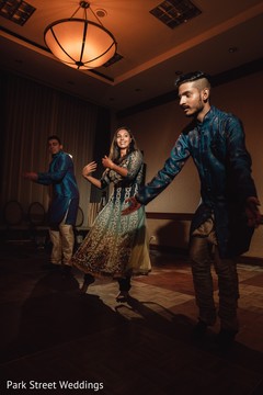 Memorable Indian pre-wedding sangeet dance. Memorable Indian pre-wedding sangeet dance.