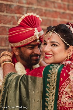 Marvelous Indian bride and groom style. Marvelous Indian bride and groom style.